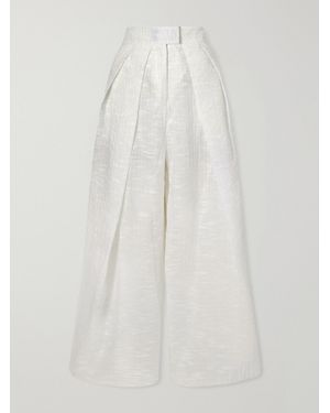 Maticevski Hello Sailor Pleated Organza Trousers - White