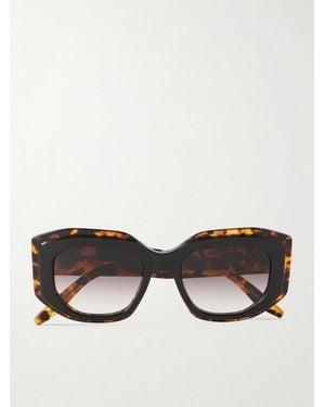 Barton Perreira Crescendo Square-Frame Acetate Sunglasses - Multicolour