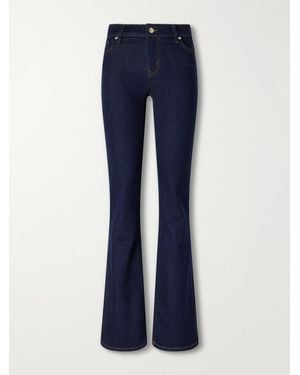 FRAME The Rodeo Low-Rise Bootcut Jeans - Blue