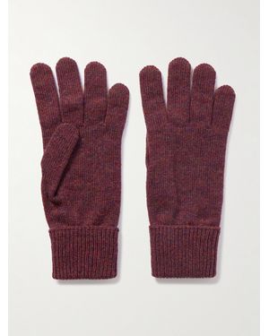 Johnstons of Elgin Cashmere Gloves - Purple