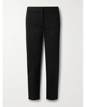Givenchy Stretch-Cady Slim-Leg Trousers - Black