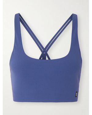 On Shoes Studio Sport-Bh Aus Recyceltem Stretch-Material - Blau