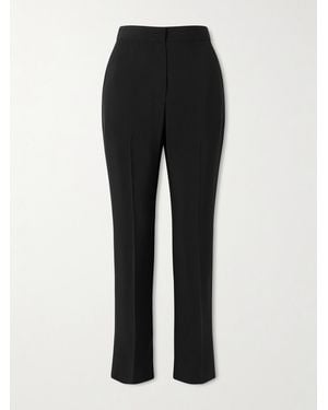 Givenchy Hose Mit Geradem Bein Aus Crêpe - Schwarz