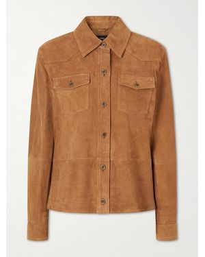 Arma Faye Suede Jacket - Brown