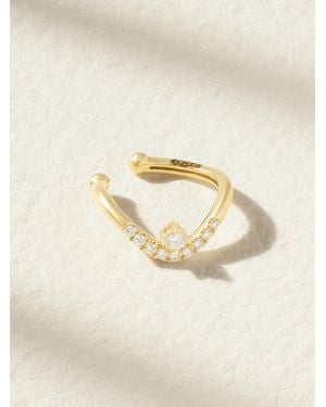 Mizuki Ear Cuff Aus 14 Karat Mit Diamanten - Natur