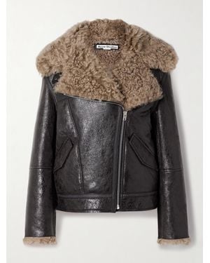Acne Studios Shearling Jacket - Black