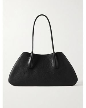 The Row Alger Schultertasche Aus Strukturiertem Leder - Schwarz