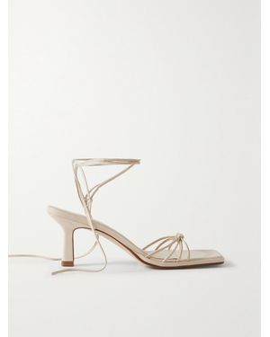 Aeyde Roda Leather Sandals - Natural