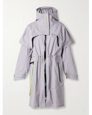 adidas By Stella McCartney Truenature Rain.Rdy Recycled-Shell Hooded Jacket - Gray