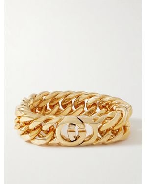 Gucci Bracelet En Métal Interlocking - Métallisé
