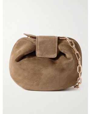 Gabriela Hearst Pochette En Daim Soft Demi - Marron