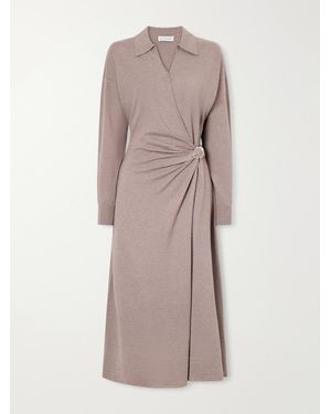 Altuzarra Ellington Draped Jersey Maxi Dress - Natural