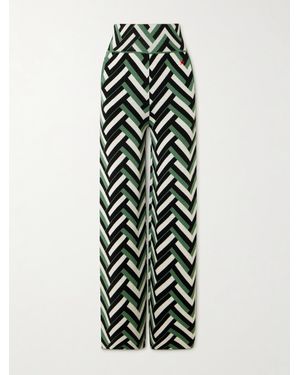 Perfect Moment Hose Mit Weitem Bein Aus Wolle Mit Logostickerei - Weiß