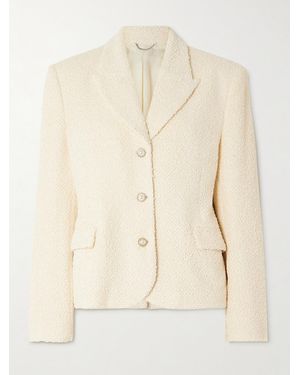 Magda Butrym Embellished Bouclé Blazer - Natural