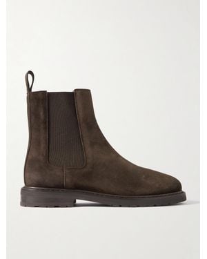 LEGRES 25 Suede Chelsea Boots - Brown