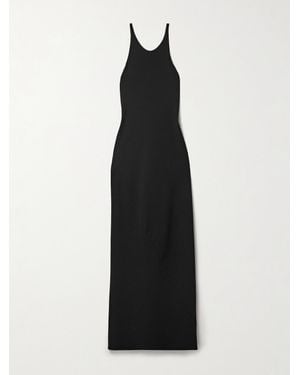 The Row Johanne Maxikleid Aus Seiden-Crêpe - Schwarz