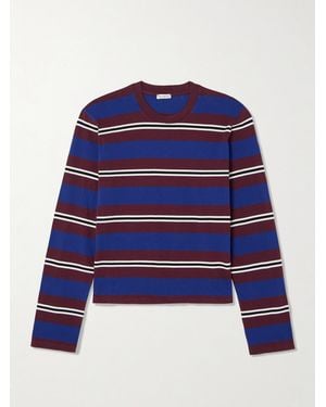 Kallmeyer Wynn Striped Cotton-Jersey T-Shirt - Blue