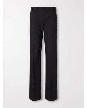 St. Agni 90S Wool-Twill Straight-Leg Trousers - Blue