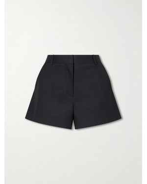 Veronica de Piante Belle Silk Mini Shorts - Blue