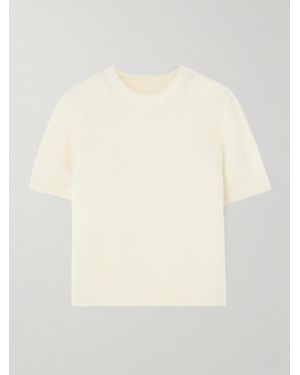 Doen Hearst Cropped Alpaca-Blend Sweater - Natural