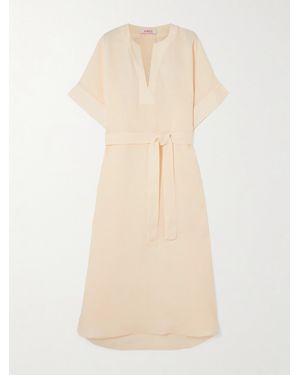 Eres Bibi Kaftan Aus Leinen Mit Bindegürtel - Natur