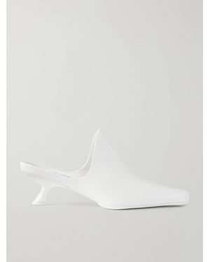 Loewe Emily Leather Mules - White