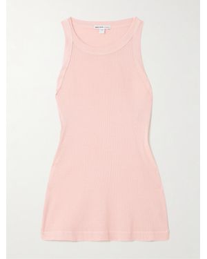 James Perse Tanktop Aus Gerippter Supima-Baumwolle Mit Stretch-Anteil - Pink