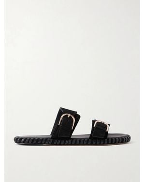 Gabriela Hearst Sage Suede Flats - Black