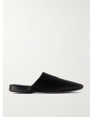 Calvin Klein Hugh Mules Aus Satin - Schwarz