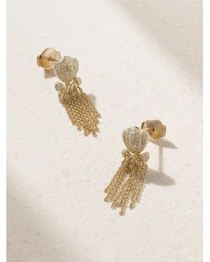 Yvonne Léon Poulpes 9-Karat Diamond Earrings - Natural
