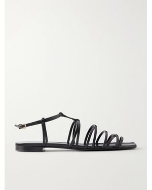 Jil Sander Hydra Leather Sandals - Black