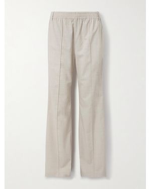 Tibi Scottie Woven Pants - White