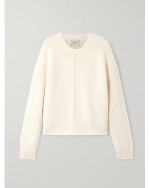 LeKasha Puglia Pullover Aus Geripptem Biokaschmir - Natur