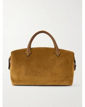 Metier Vérité City Medium Suede Tote - Brown