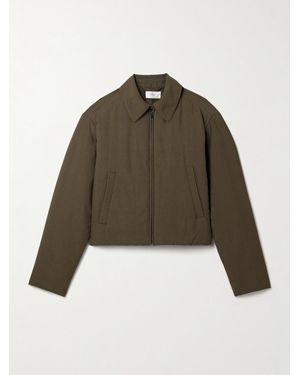 The Row Nerys Jacke Aus Wattiertem Webstoff - Braun