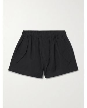 Wardrobe NYC Beach Cotton-Blend Shell Shorts - Black