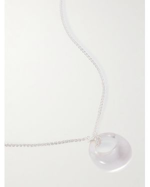 Loren Stewart Moonrise Sterling Quartz Necklace - Natural