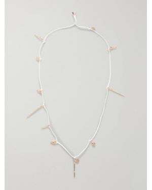 Gabriela Hearst Tone Charm Necklace - White