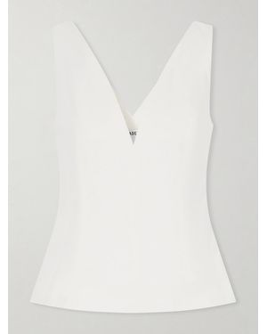 BERNADETTE Cotton-Blend Blouse - White