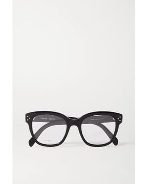 Celine Oversized-Brille Mit Eckigem Rahmen Aus Azetat - Weiß