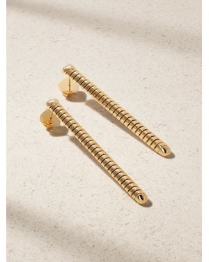 Marina B Trisolina 18-Karat Diamond Earrings - Natural