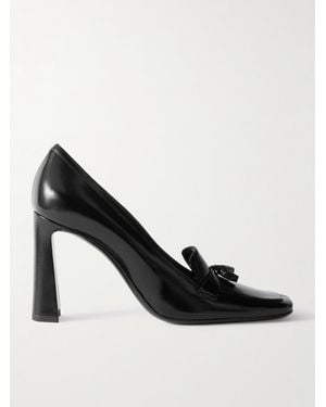 パンプス SAINT LAURENT BLACK LEATHER LOULOU PUMPS 811ff80c5de9093ebacf4ca2e9465b