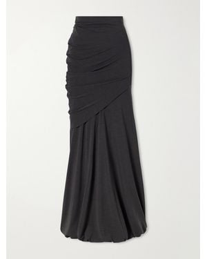 Cortana Myia Crepe Maxi Skirt - Black