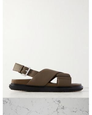 Marni Leather Slingback Sandals - Multicolour