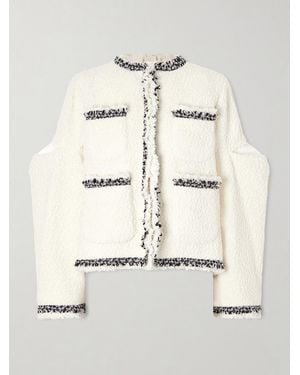 Sacai Tweed Jacket - Natural
