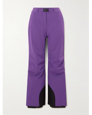 Moncler Buckled Bootcut Ski Trousers - Purple
