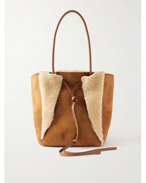 Gabriela Hearst Sac À Main En Peau Lainée Marija - Neutre