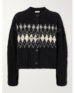 Altuzarra Haven Knitted Wool Cardigan - Black