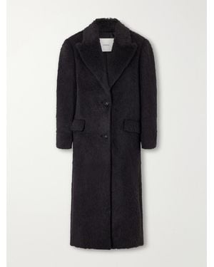 JOSEPH Laia Alpaca And Wool-Blend Coat - Black