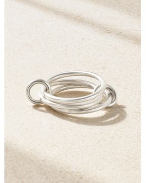 Spinelli Kilcollin Solarium Set Of Three Sterling Rings - Natural